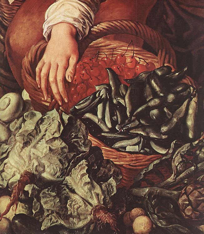 Joachim Beuckelaer Market Scene (detail) oil painting image